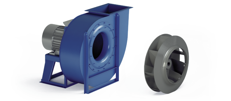 Ventilateurs Industriels Centrifuges - Moyenne Pression - Serie GF