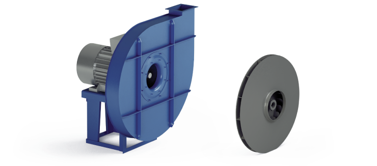 Ventilateurs Industriels Centrifuges - Haute Pression Positifs - Serie VP/P